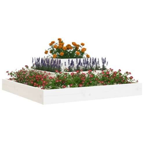 Sadilica bijela 80x80x27 cm od masivne borovine - Bijela boja bora 80 x 80 x 27 cm 1 Cijena