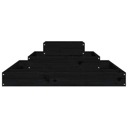 Sadilica crna 80 x 80 x 27 cm od masivne borovine - Crna boja bora 80 x 80 x 27 cm 1 Cijena