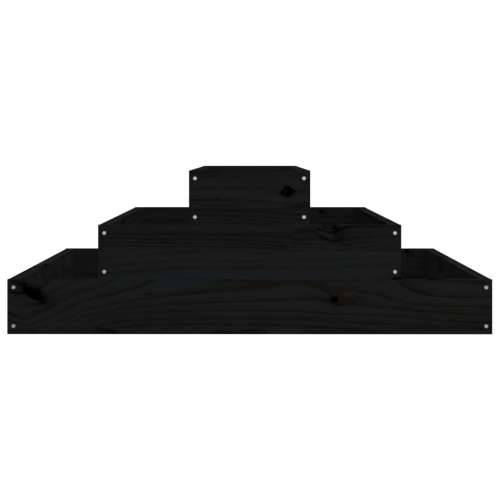 Sadilica crna 80 x 80 x 27 cm od masivne borovine - Crna boja bora 80 x 80 x 27 cm 1 Cijena