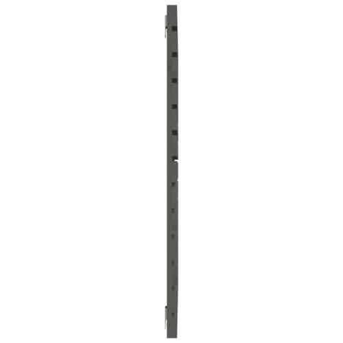 Zidno uzglavlje sivo 141x3x91,5 cm od masivne borovine - Siva 141 x 91.5 cm 1 Cijena