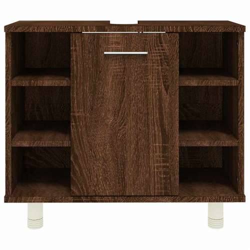 Kupaonski ormarić boja smeđeg hrasta 60x32x53,5 cm drveni - Smeđi hrast 1 Cijena
