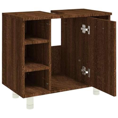 Kupaonski ormarić boja smeđeg hrasta 60x32x53,5 cm drveni - Smeđi hrast 1 Cijena