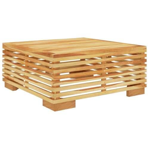 Vrtni stolić za kavu 69,5 x 69,5 x 31 cm od masivne tikovine - Krema 1 stol Cijena
