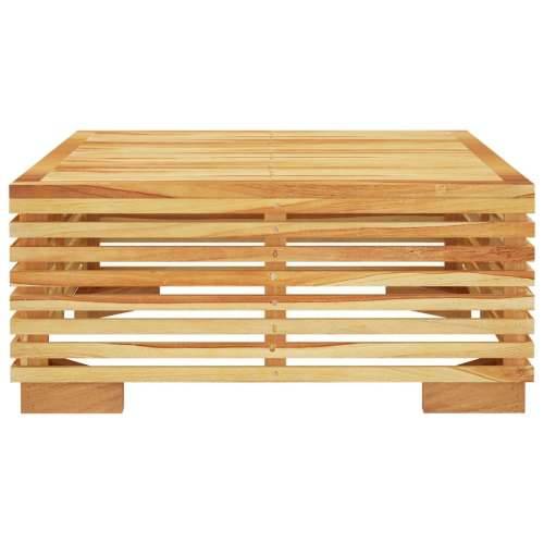 Vrtni stolić za kavu 69,5 x 69,5 x 31 cm od masivne tikovine - Krema 1 stol Cijena