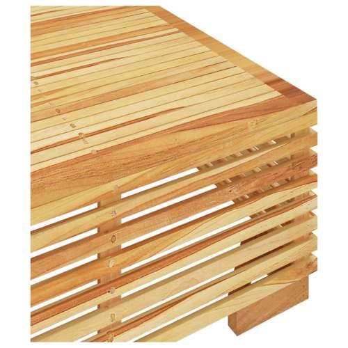 Vrtni stolić za kavu 69,5 x 69,5 x 31 cm od masivne tikovine - Krema 1 stol Cijena