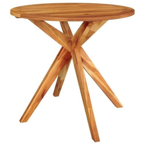 Vrtna garnitura - 3-dijelni vrtni blagovaonski set od masivnog bagremovog drva - Ø 85 cm stol 2 Cijena
