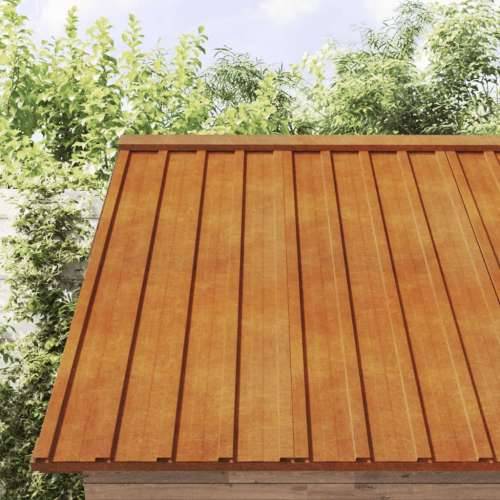 Krovni paneli 12 kom boja hrđe 100 x 44 cm od čelika COR-TEN - 100 x 44 cm 12 Cijena