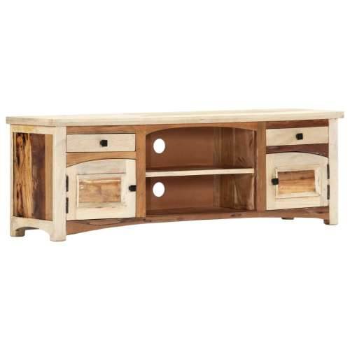 TV ormarić 120 x 30 x 40 cm od masivnog obnovljenog drva Cijena