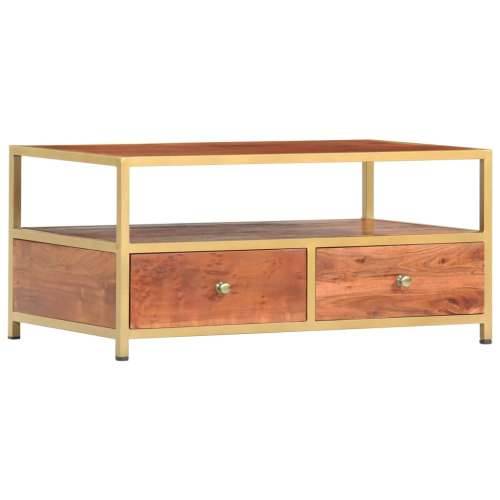 Stolić za kavu 90 x 50 x 40 cm od masivnog drva bagrema Cijena