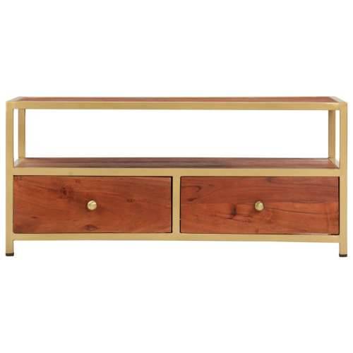 Stolić za kavu 90 x 50 x 40 cm od masivnog drva bagrema Cijena