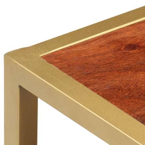 Stolić za kavu 90 x 50 x 40 cm od masivnog drva bagrema Cijena