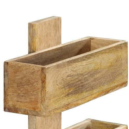Zidni stalak za časopise 30 x 11 x 72 cm od masivnog drva manga Cijena