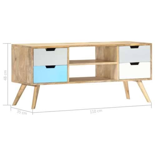 TV ormarić 110 x 35 x 48 cm od masivnog drva manga Cijena