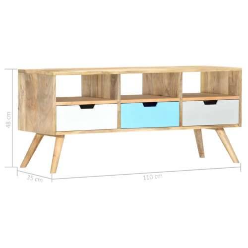 TV ormarić 110 x 35 x 48 cm od masivnog drva manga Cijena
