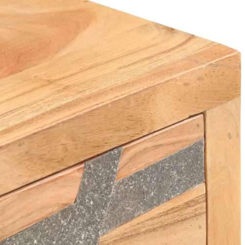 Konzolni stol 90 x 30 x 75 cm od masivnog bagremovog drva Cijena