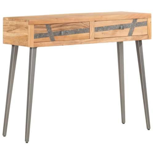 Konzolni stol 90 x 30 x 75 cm od masivnog bagremovog drva Cijena