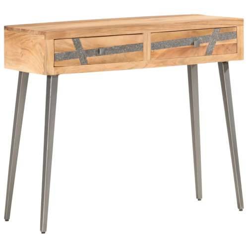 Konzolni stol 90 x 30 x 75 cm od masivnog bagremovog drva Cijena