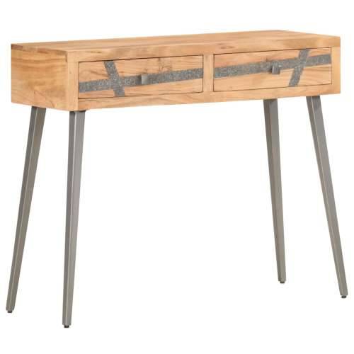 Konzolni stol 90 x 30 x 75 cm od masivnog bagremovog drva Cijena