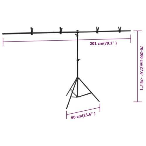 Komplet studijske rasvjete: set svjetala, pozadina i reflektor - 500 x 300 cm 3 x prečka + 4 x kopča 1 Cijena