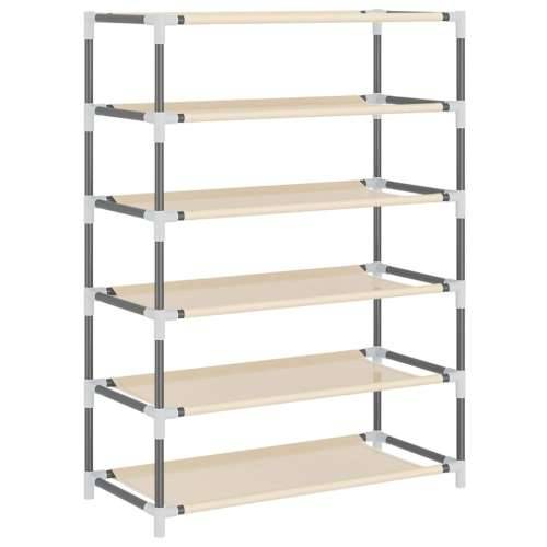 Ormarić za cipele krem 60 x 28 x 90 cm od tkanine - Krema 1 90 cm 28 cm Cijena
