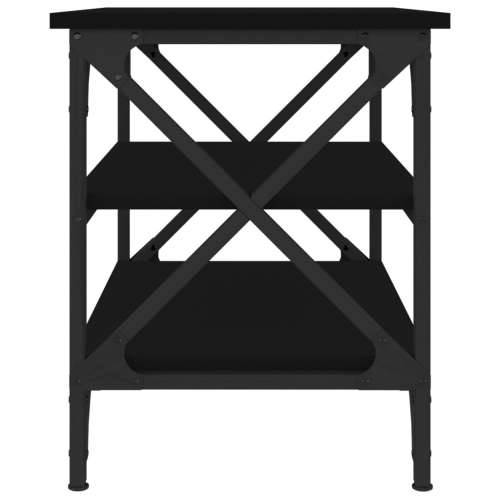 Bočni stolić crni 55 x 38 x 45 cm od konstruiranog drva - Crna 1 Cijena