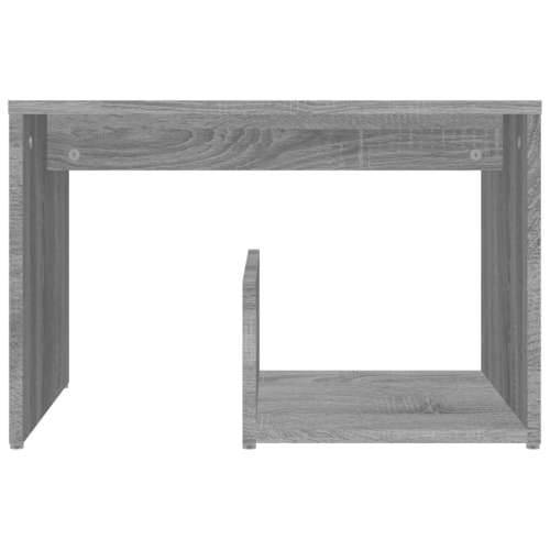 Bočni stolić boja hrasta 59 x 36 x 38 cm od konstruiranog drva - Sivi hrast sonoma 1 Cijena