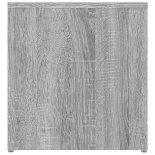 Bočni stolić boja hrasta 59 x 36 x 38 cm od konstruiranog drva - Sivi hrast sonoma 1 Cijena