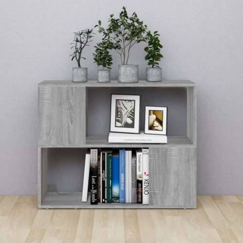 Ormarić za knjige / pregrada siva boja hrasta 80 x 24 x 63 cm - Sivi hrast sonoma 1 80 x 24 x 63 cm Cijena