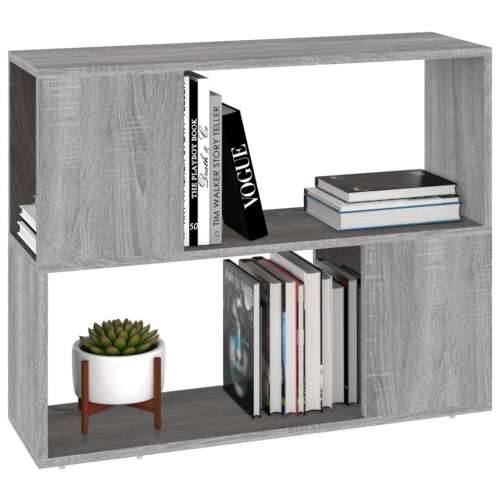 Ormarić za knjige / pregrada siva boja hrasta 80 x 24 x 63 cm - Sivi hrast sonoma 1 80 x 24 x 63 cm Cijena