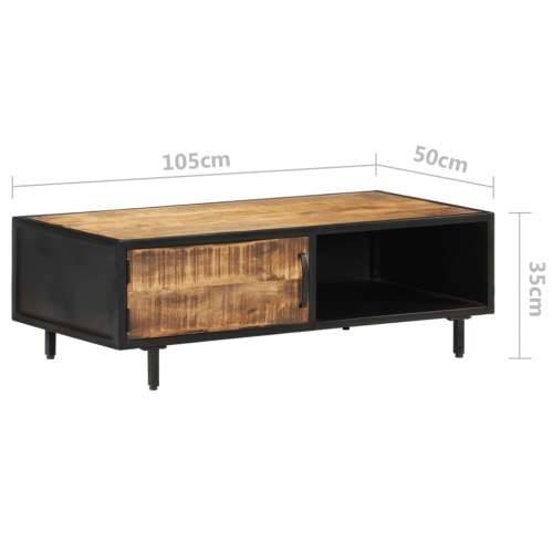 Stolić za kavu 105 x 50 x 35 cm od grubog drva manga Cijena