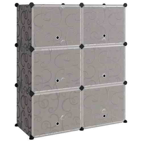 Stalak za cipele crni 84,5 x 31 x 93,5 cm PP - Crna 84.5 x 31 x 93.5 cm 1 Cijena