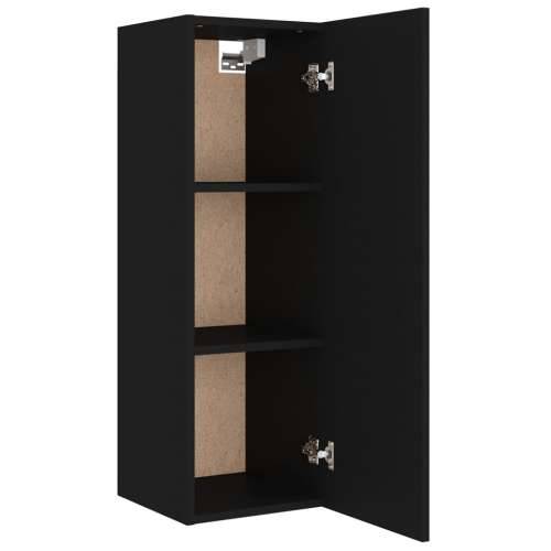 4-dijelni set TV ormarića crni od konstruiranog drva - Crna 4 80 cm Cijena