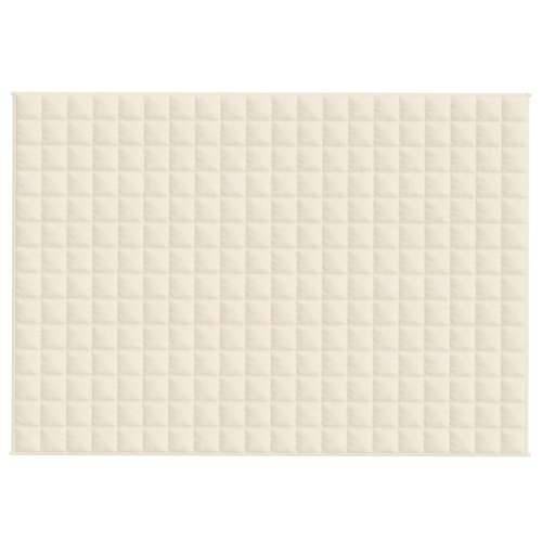 Teška deka svijetla krem 135x200 cm 6 kg od tkanine - Krema 135 x 200 cm 1 6 kg Cijena