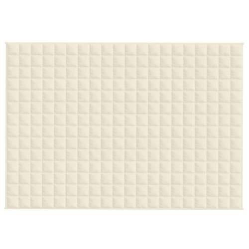 Teška deka svijetla krem 137x200 cm 6 kg od tkanine - Krema 137 x 200 cm 1 6 kg Cijena
