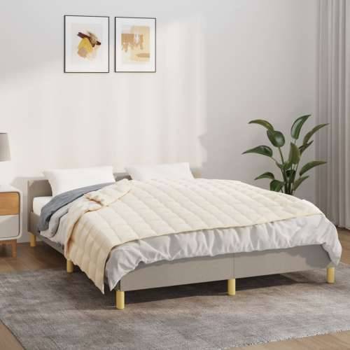 Teška deka svijetla krem 152x203 cm 11 kg od tkanine - Krema 152 x 203 cm 1 11 kg Cijena