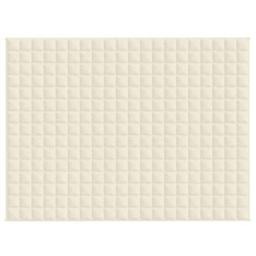 Teška deka svijetla krem 152x203 cm 11 kg od tkanine - Krema 152 x 203 cm 1 11 kg Cijena