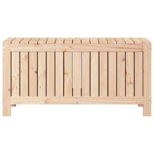 Vrtna kutija za pohranu 108 x 42,5 x 54 cm od masivne borovine - Prirodna boja bora 108 x 42.5 x 54 cm Cijena