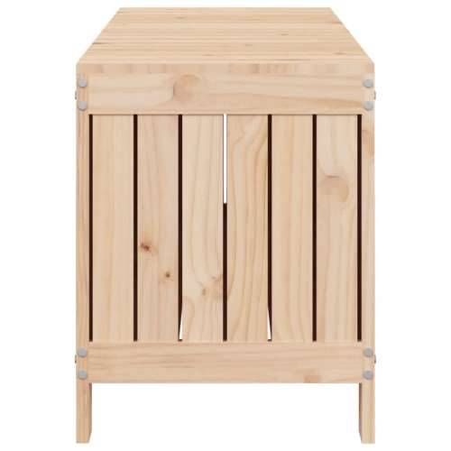 Vrtna kutija za pohranu 108 x 42,5 x 54 cm od masivne borovine - Prirodna boja bora 108 x 42.5 x 54 cm Cijena
