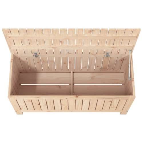 Vrtna kutija za pohranu 108 x 42,5 x 54 cm od masivne borovine - Prirodna boja bora 108 x 42.5 x 54 cm Cijena