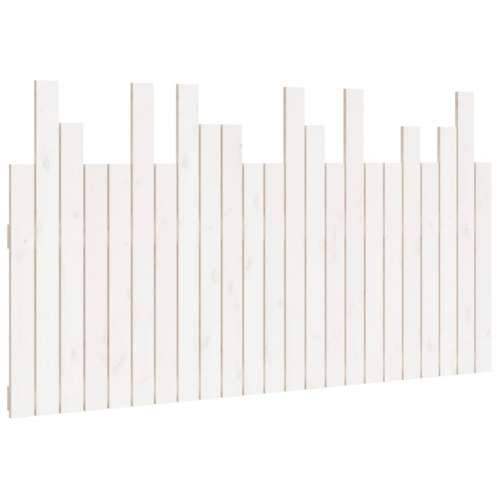 Zidno uzglavlje bijelo 146,5x3x80 cm od masivne borovine - Bijela 146.5 x 80 cm 1 Cijena