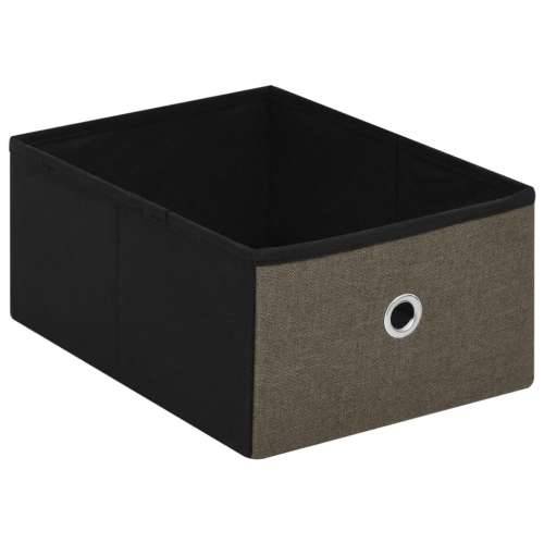 Sklopiva klupa za pohranu smeđa 76x38x38 cm od umjetnog platna - Smeđa Cijena