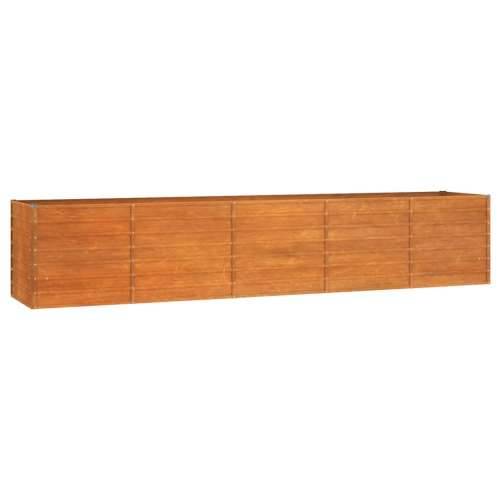 Povišena gredica - Vrtna gredica boja hrđe 400 x 80 x 77 cm čelik COR-TEN - 400 x 80 x 77 cm 1 Cijena