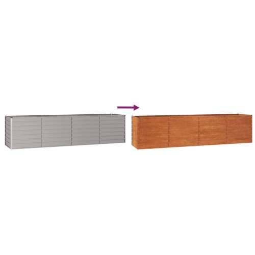Povišena gredica - Vrtna gredica boja hrđe 320 x 80 x 77 cm čelik COR-TEN - 320 x 80 x 77 cm 1 Cijena
