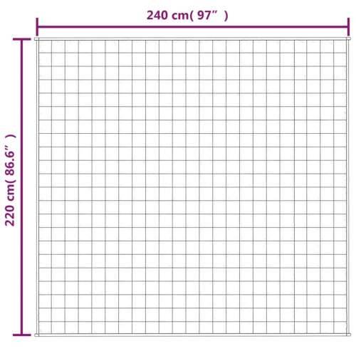 Teška deka siva 220x240 cm 15 kg od tkanine - Siva 220 x 240 cm 1 15 kg Cijena