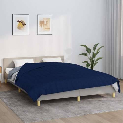 Teška deka plava 200x230 cm 13 kg od tkanine - Plava 200 x 230 cm 1 13 kg Cijena