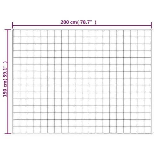 Teška deka plava 150x200 cm 7 kg od tkanine - Plava 150 x 200 cm 1 7 kg Cijena
