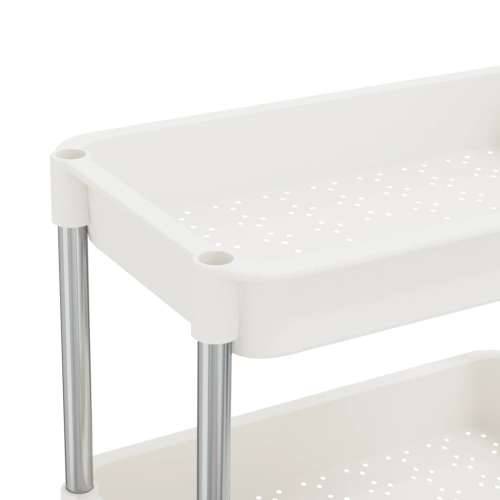 Kuhinjska kolica s 5 razina bijela 42x29x128 cm željezo i ABS - Bijela Cijena