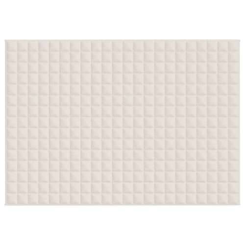 Teška deka svijetla krem 155x220 cm 7 kg od tkanine - Krema 155 x 220 cm 1 7 kg Cijena