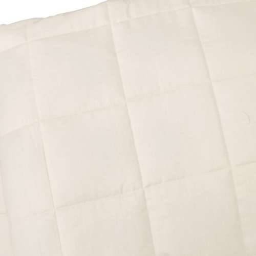 Teška deka svijetla krem 155x220 cm 7 kg od tkanine - Krema 155 x 220 cm 1 7 kg Cijena