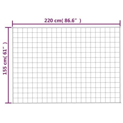Teška deka svijetla krem 155x220 cm 7 kg od tkanine - Krema 155 x 220 cm 1 7 kg Cijena